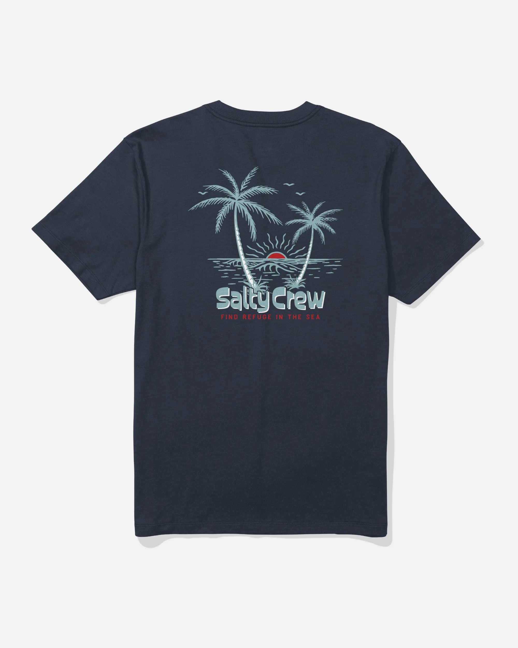 Viewpoint Tee - Navy sold by Salty Crew
