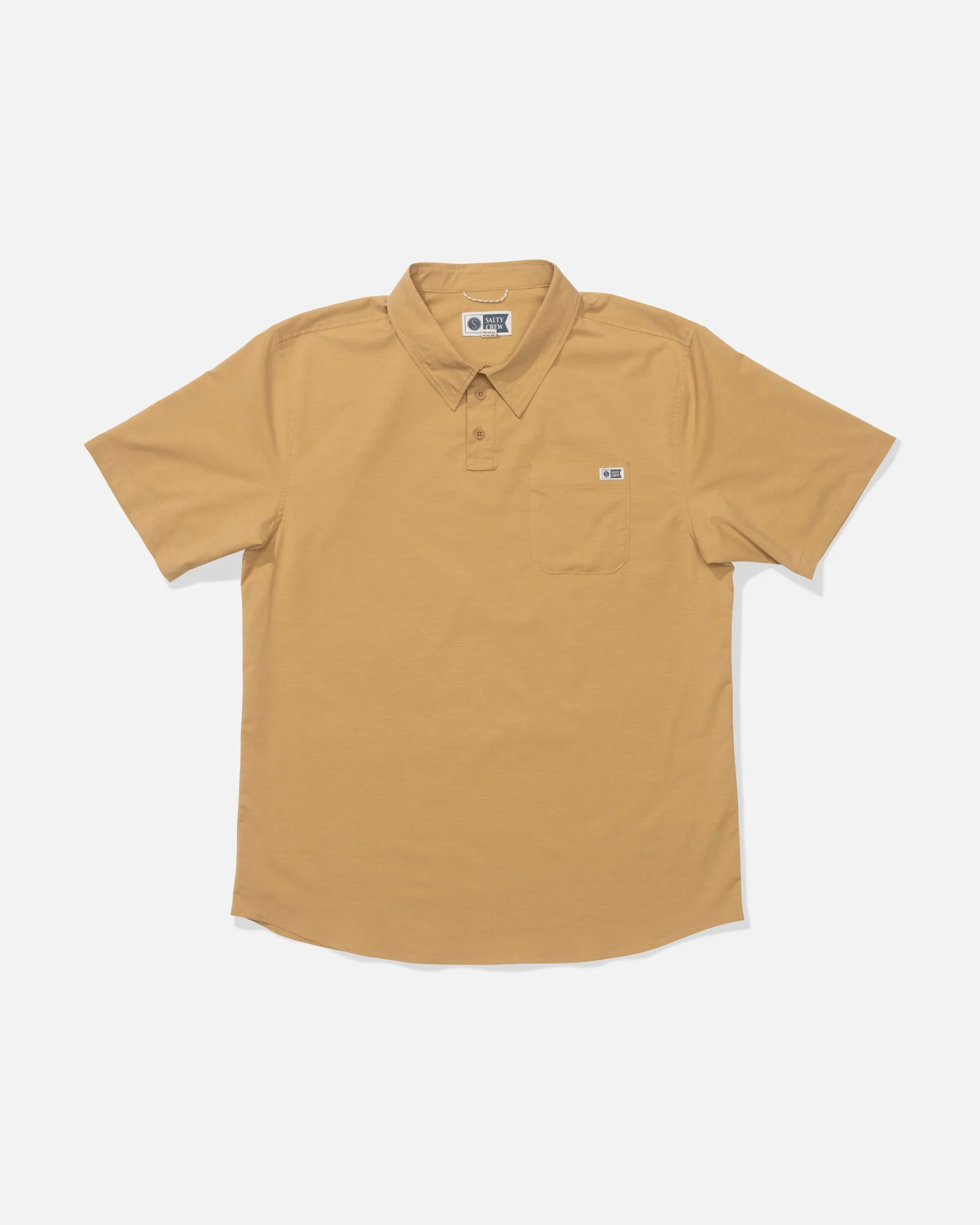 Drifter UV Polo - Bone Brown sold by Salty Crew