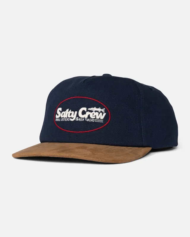 Fast Track Strapback - Navy made by Salty Crew