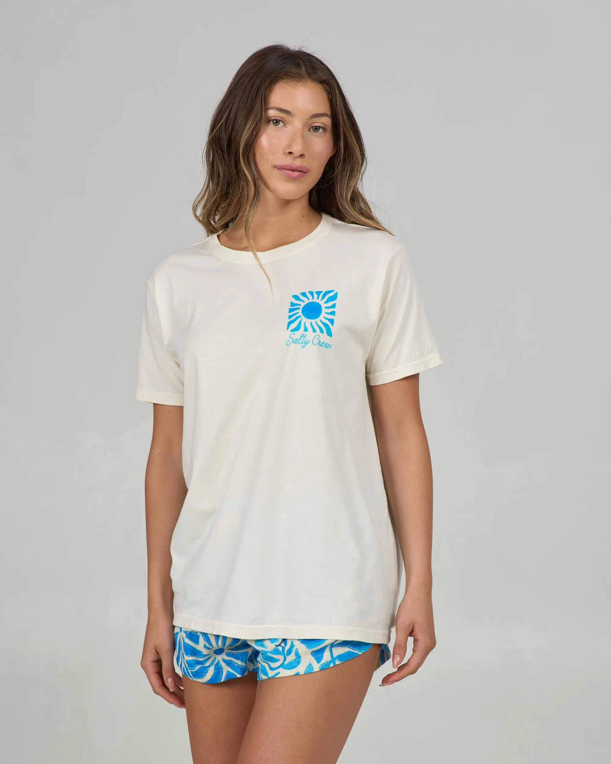 Sunblock Boyfriend Tee - Off White sold by Salty Crew