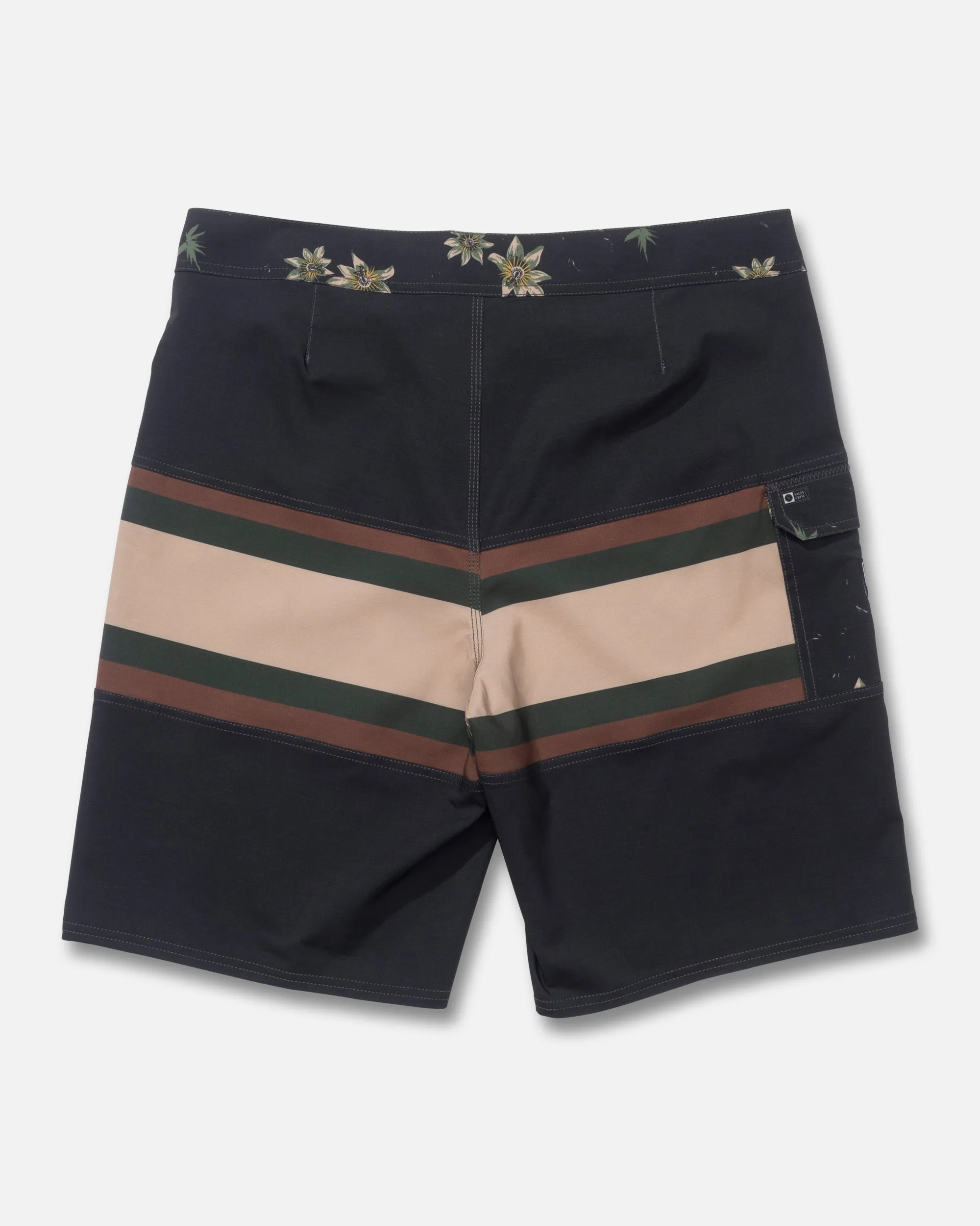 Refuge 20" Boardshort - Pirate Black sold by Salty Crew product image thumbnail 2