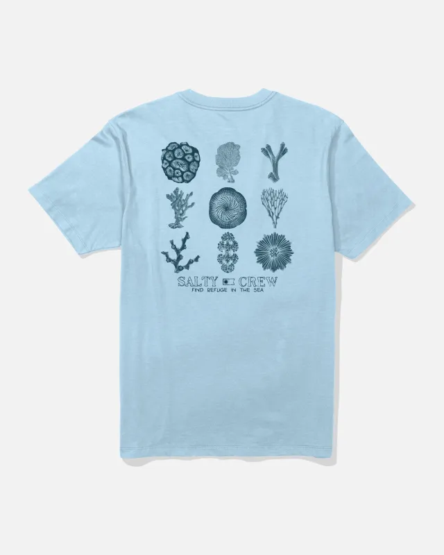 Coral Head Tee - Clear Sky sold by Salty Crew
