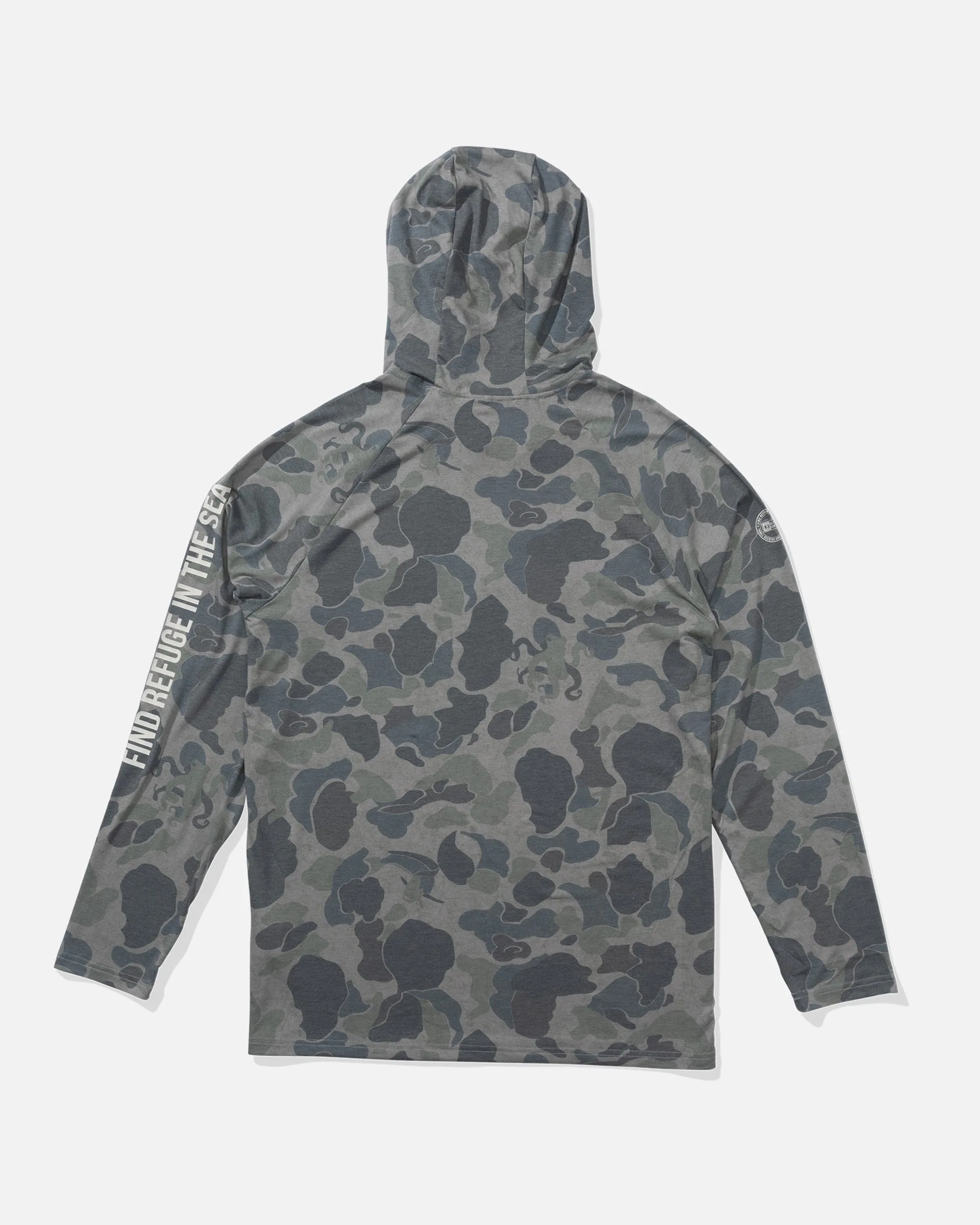 Mariner Lite UV Hoodie - Sand Camo sold by Salty Crew product image thumbnail 2
