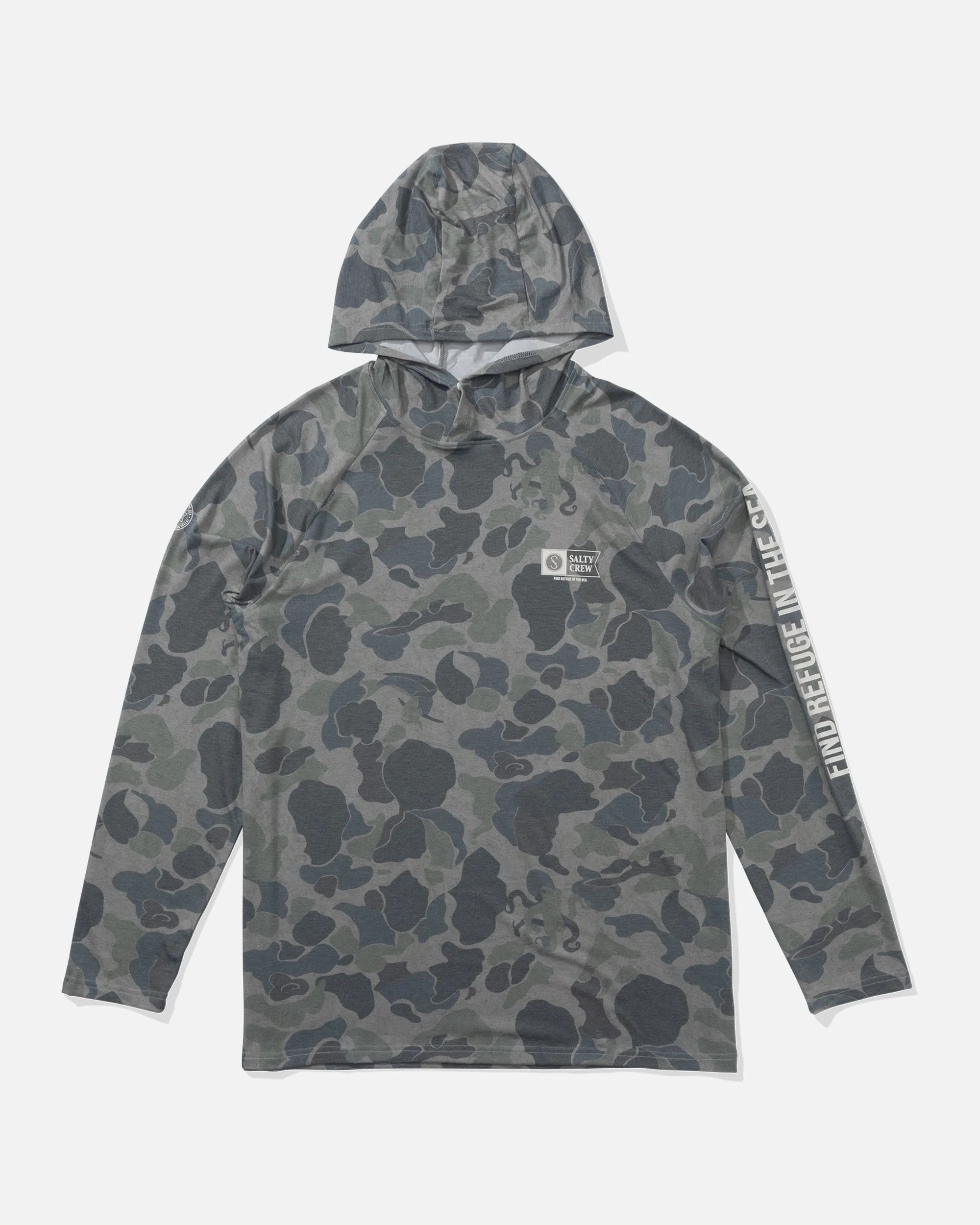 Mariner Lite UV Hoodie - Sand Camo sold by Salty Crew