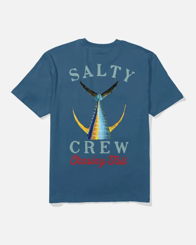 Tailed Classic Tee - Cast Blue made by Salty Crew