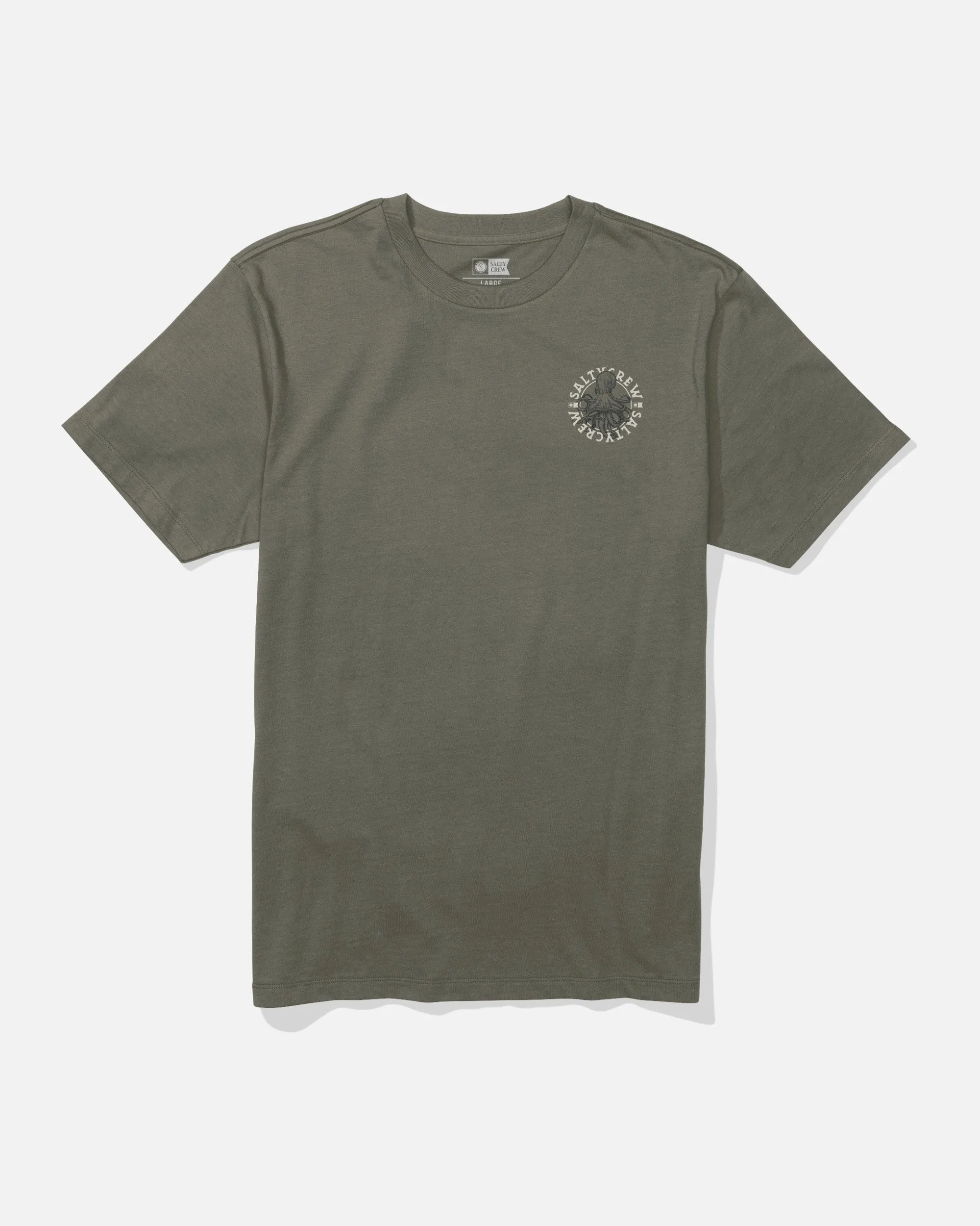 Tentacles SS Tee - Dusty Olive sold by Salty Crew product image thumbnail 2
