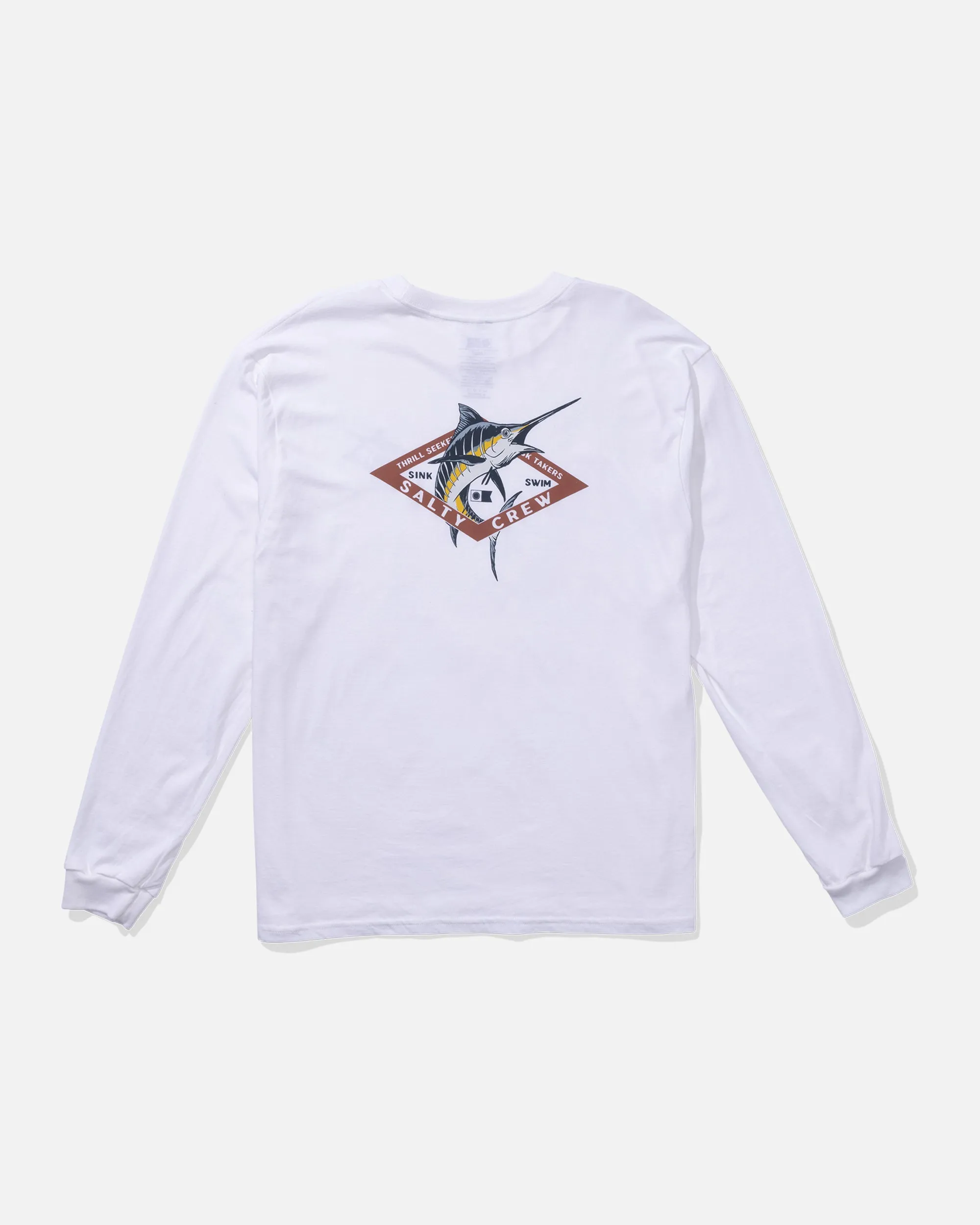 Diamond Marlin Ls Tee - White sold by Salty Crew product image thumbnail 2