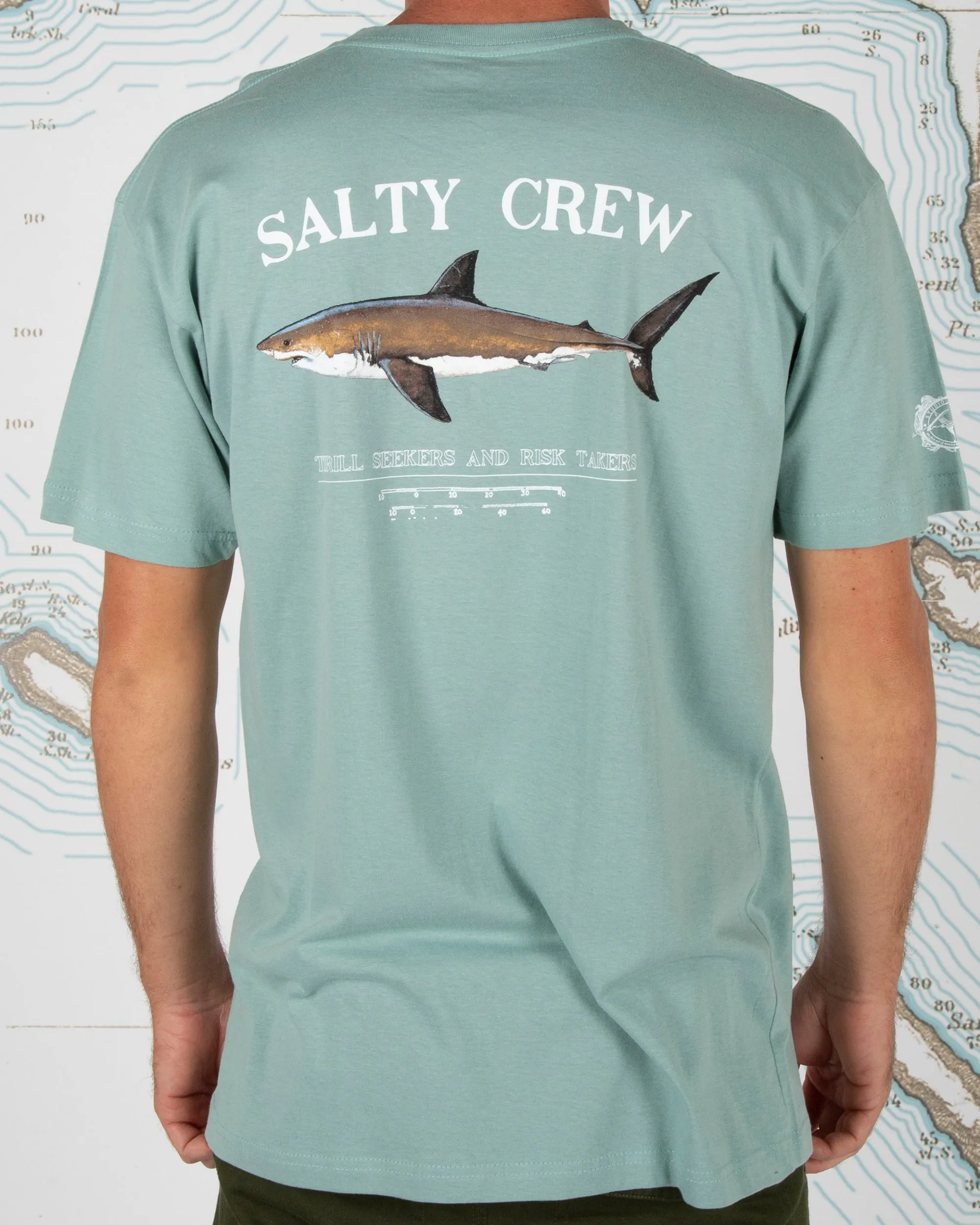 Bruce Sage S/S Premium Tee sold by Salty Crew