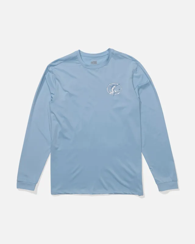 Shootout Long Sleeve Sunshirt - Clear Sky made by Salty Crew