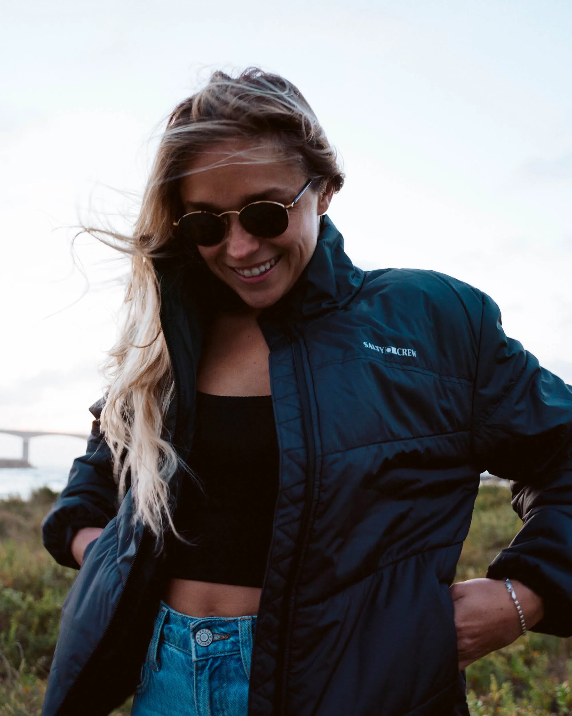 Barrier Puffer Jacket - Black sold by Salty Crew product image thumbnail 3