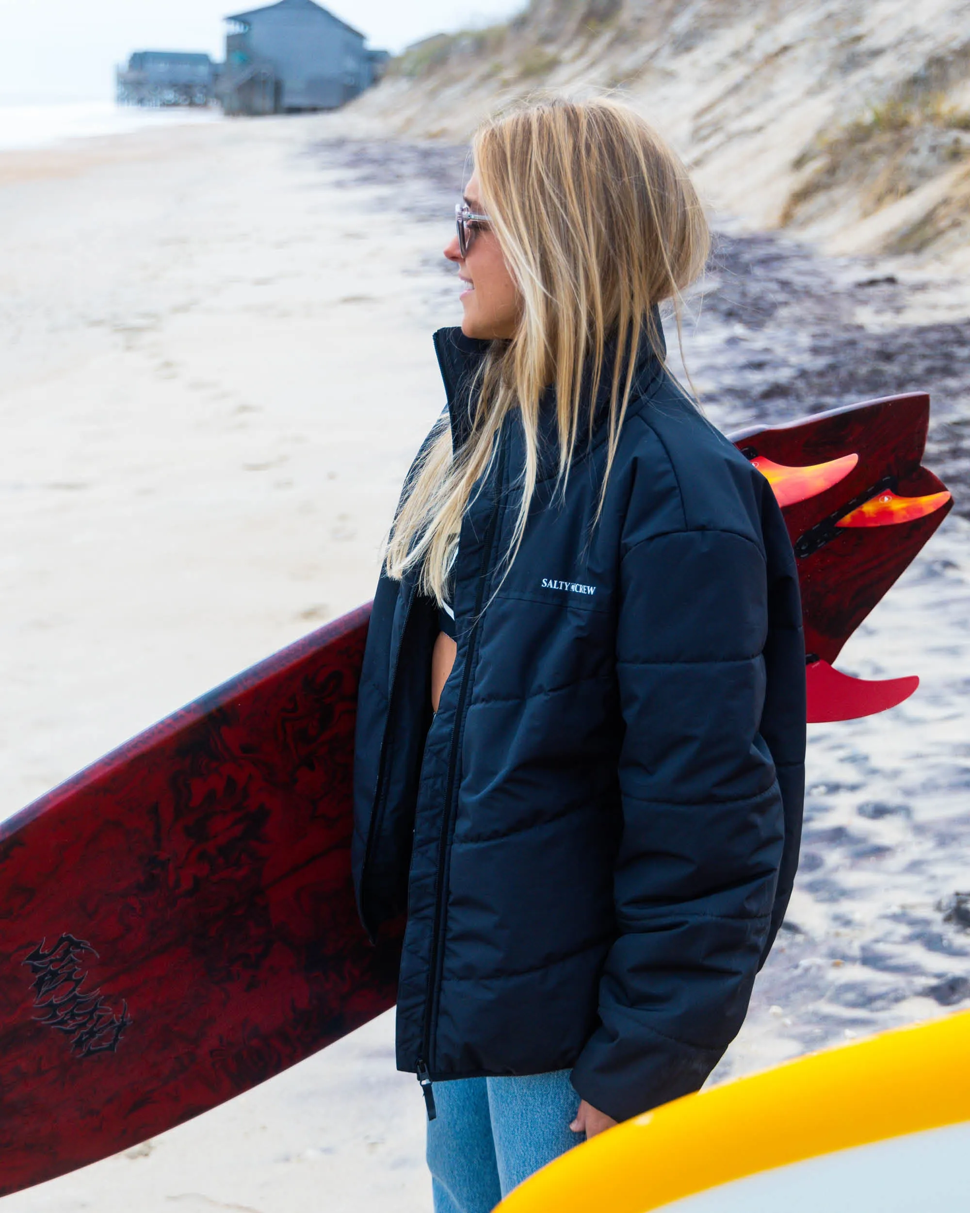 Barrier Puffer Jacket - Black sold by Salty Crew product image thumbnail 5