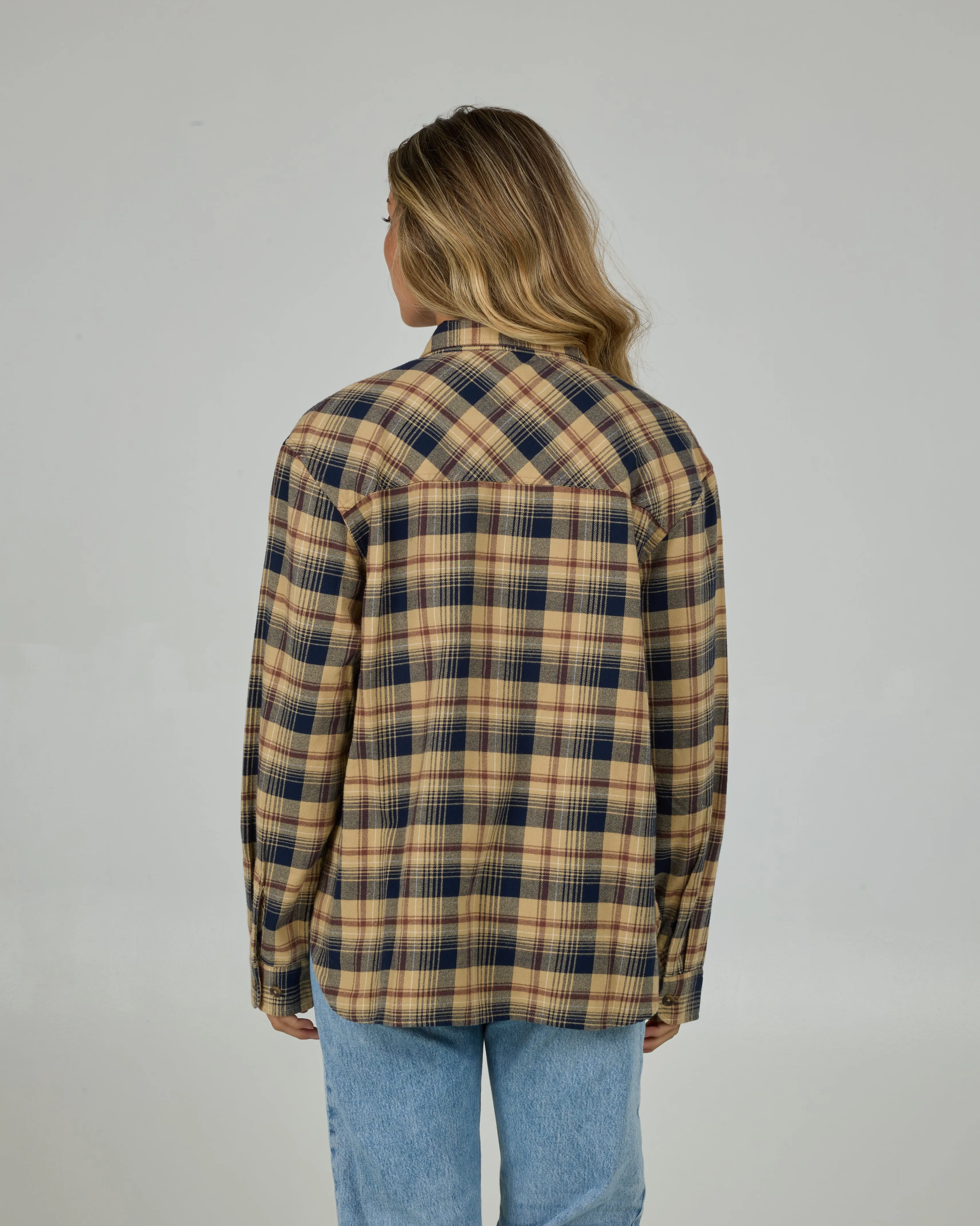 Shore Break Flannel - Khaki sold by Salty Crew product image thumbnail 2