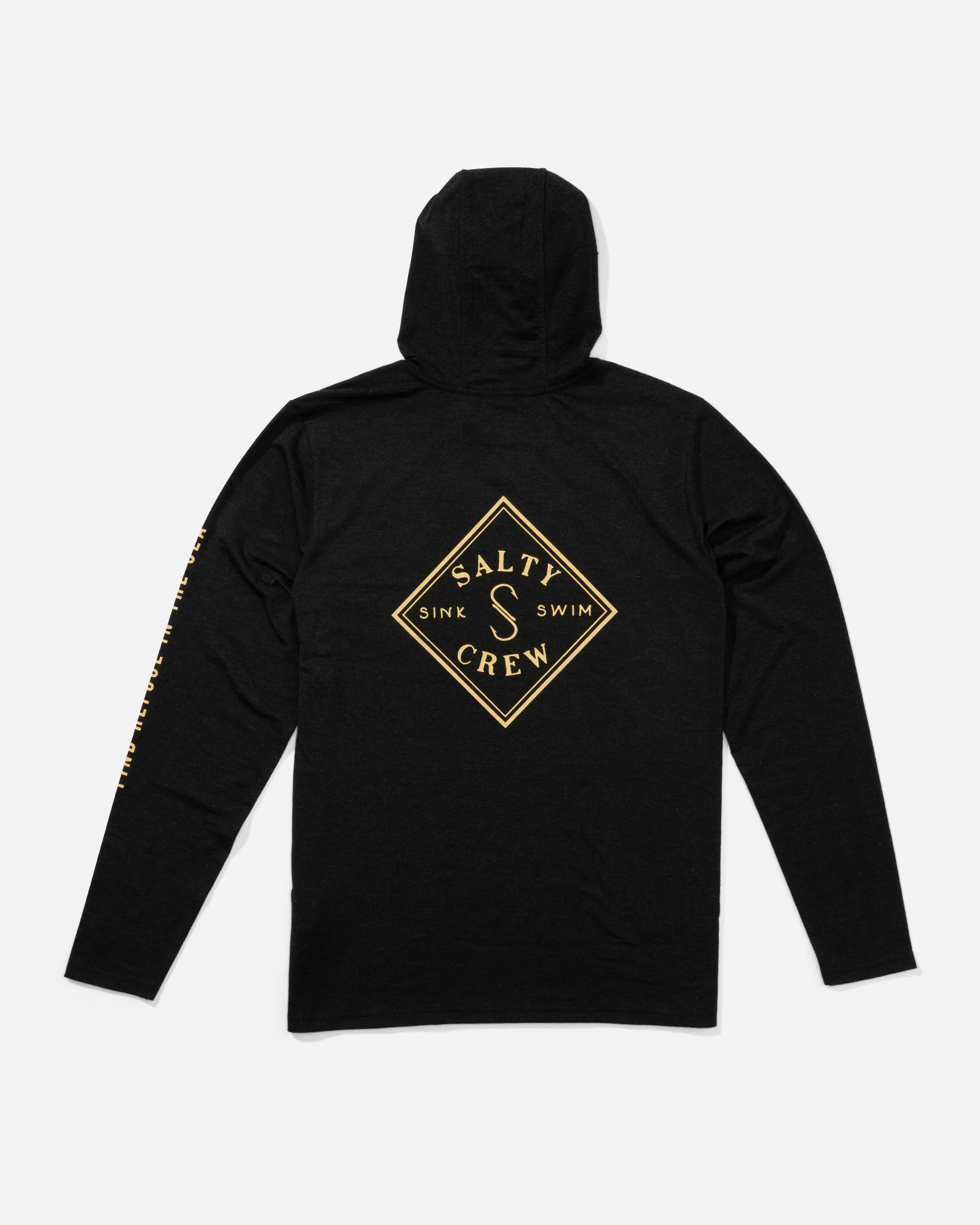 Tippet Pocket UV Hoodie - Black sold by Salty Crew
