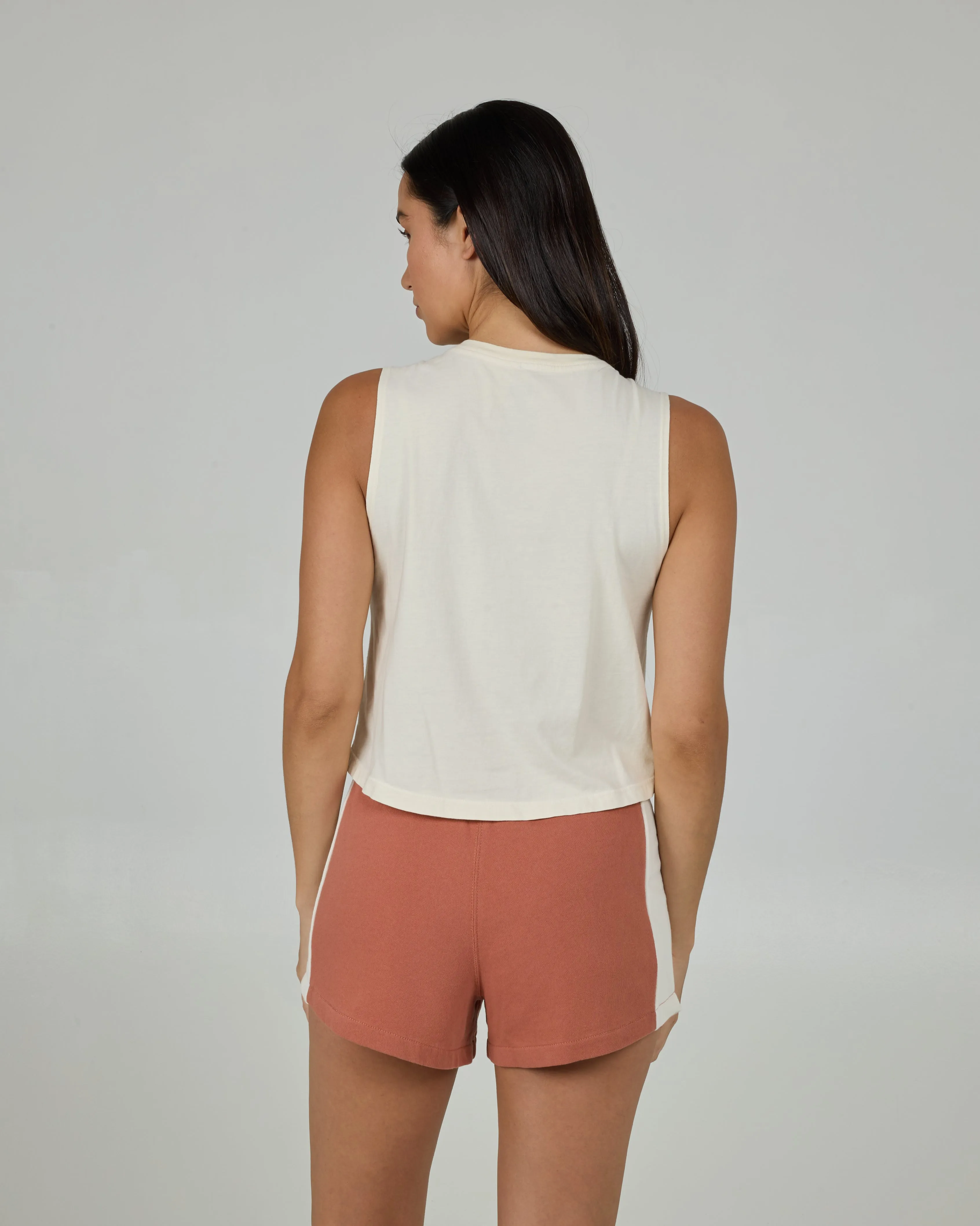 Water World Cropped Tank - Off White sold by Salty Crew product image thumbnail 2