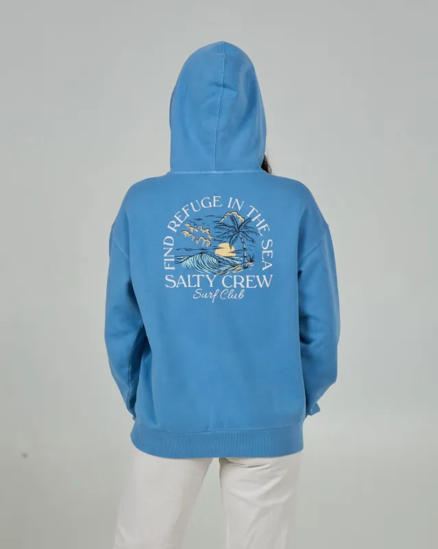 Surf Club Zip Hoodie - Marine Blue made by Salty Crew