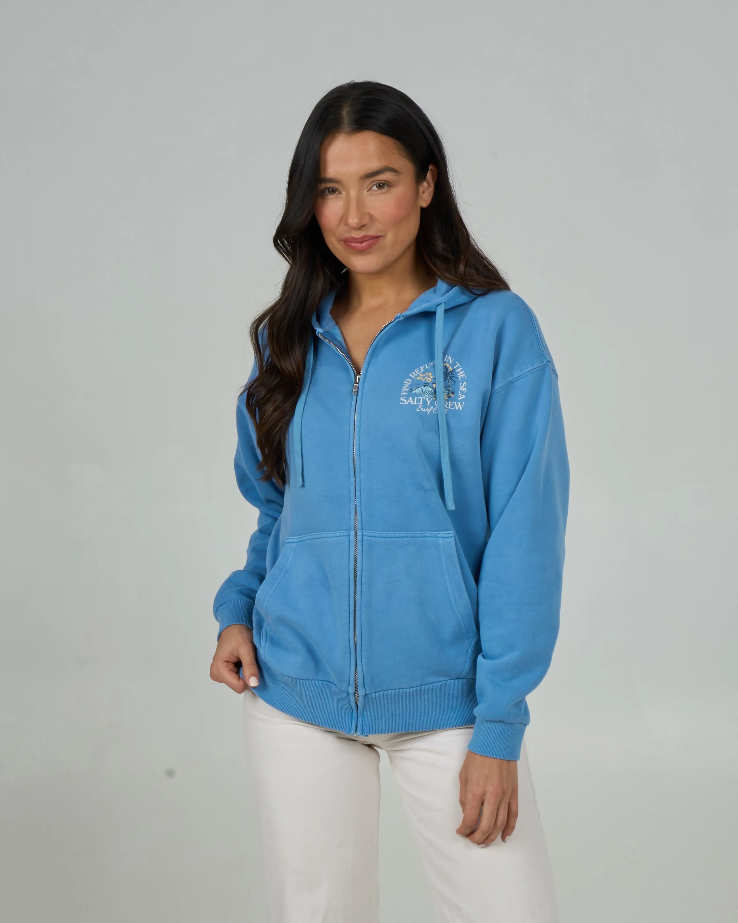 Surf Club Zip Hoodie - Marine Blue sold by Salty Crew product image thumbnail 2