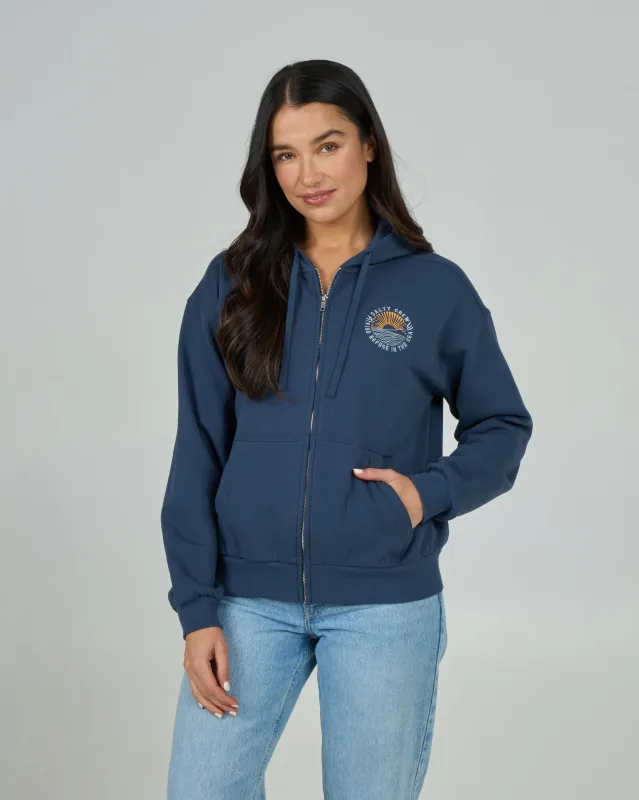 Rays Zip Hoodie - Midnight Navy made by Salty Crew