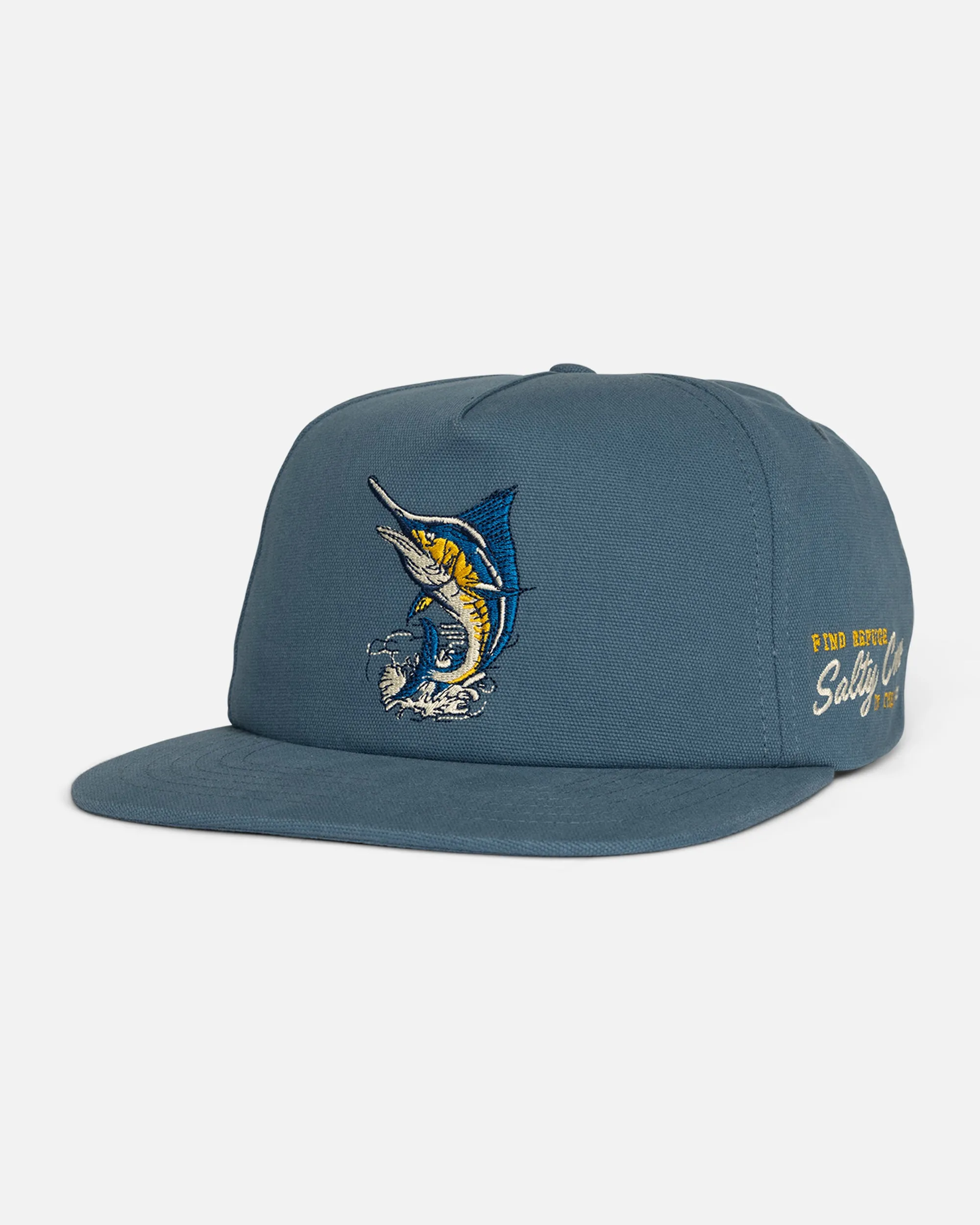 Coastal 5 Panel Hat - Channel Blue sold by Salty Crew