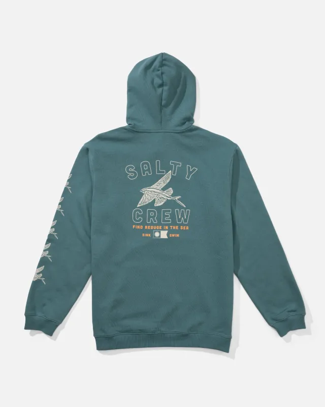 Super Fly Fleece Hoodie - Hydro made by Salty Crew