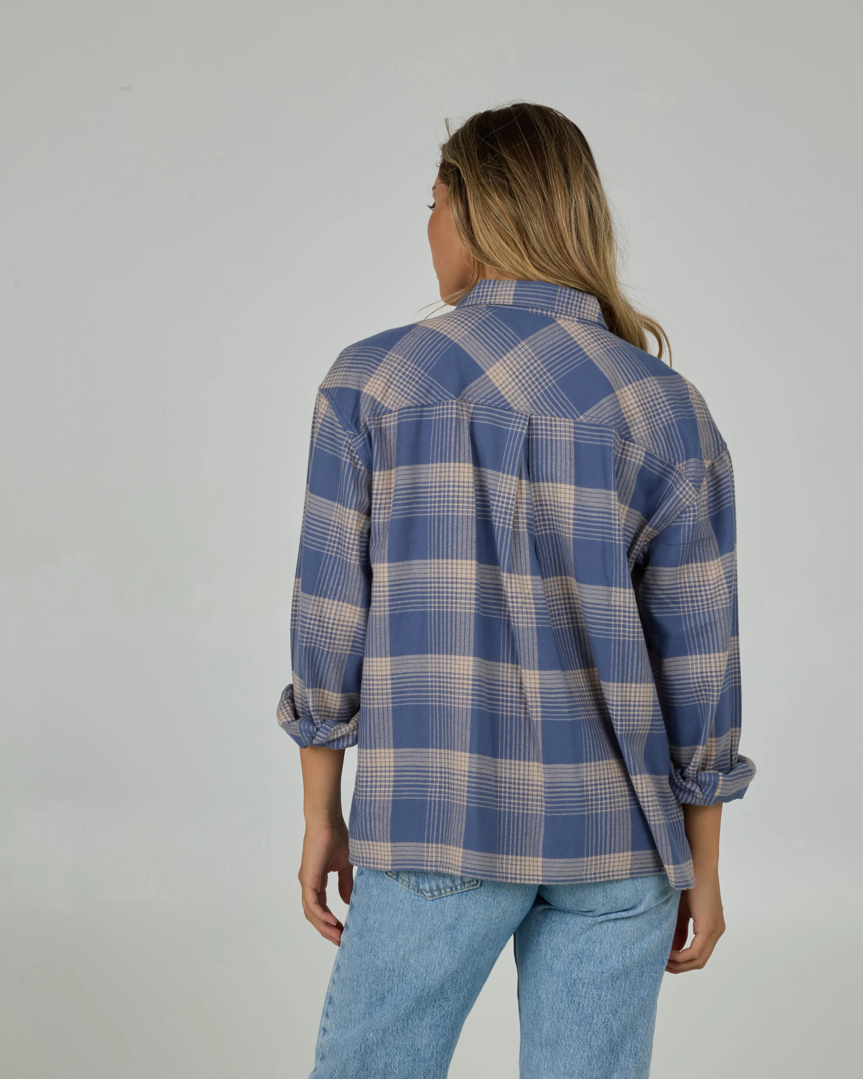 Nomad Flannel - Dusty Blue sold by Salty Crew product image thumbnail 2