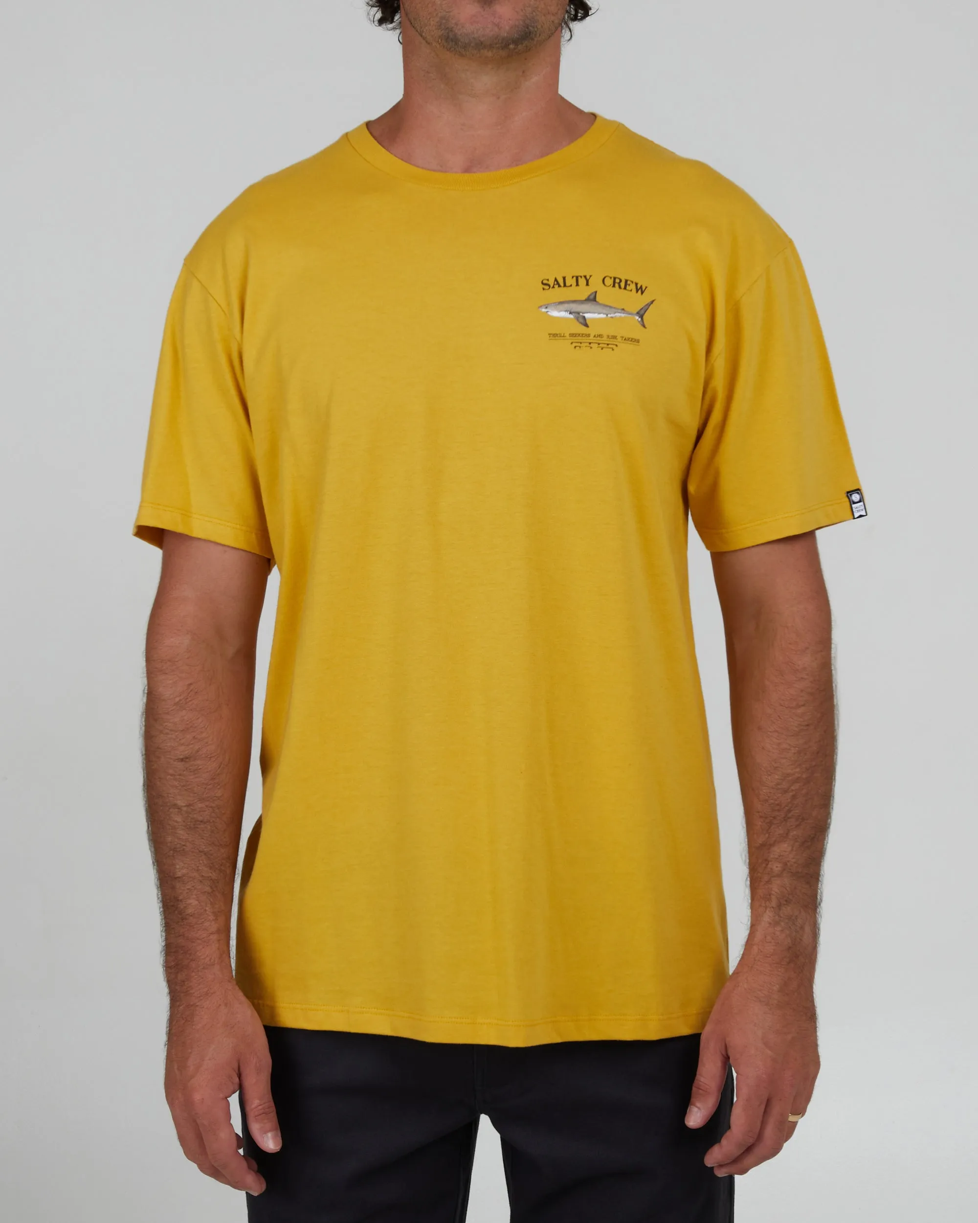 Bruce Premium Tee - Mustard sold by Salty Crew product image thumbnail 2