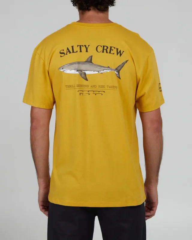 Bruce Premium Tee - Mustard sold by Salty Crew