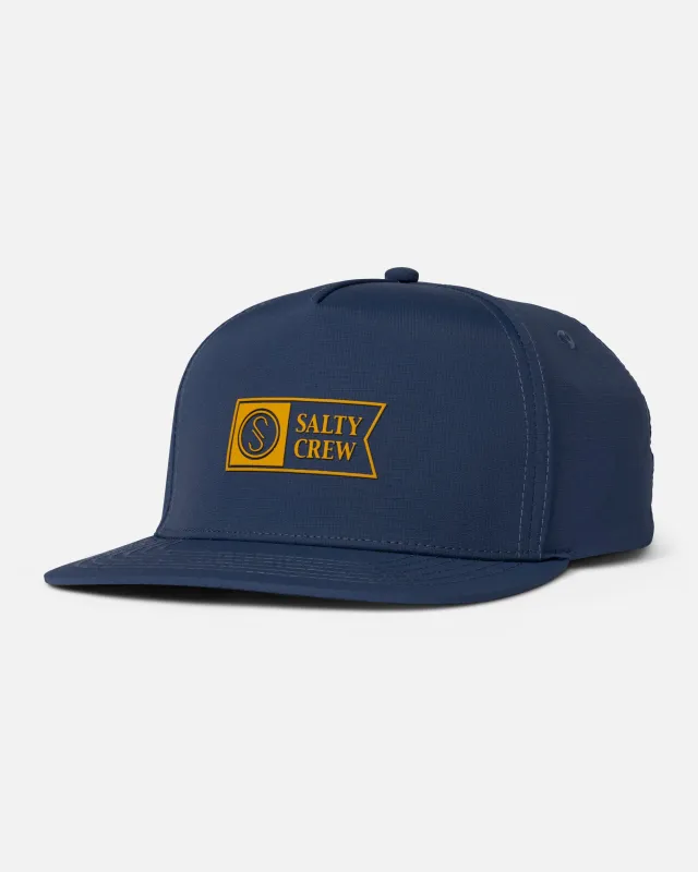 Apex Snapback - Midnight Navy made by Salty Crew