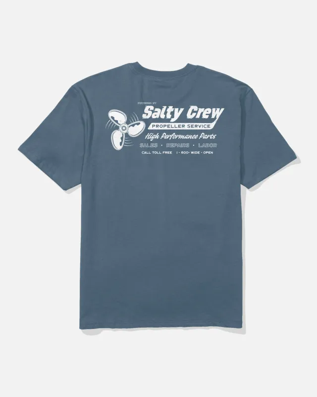Props Classic Tee - Slate made by Salty Crew