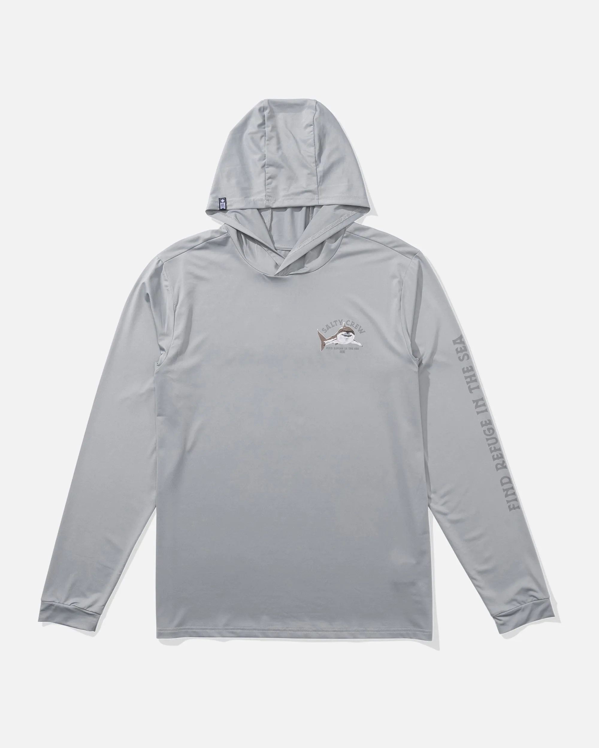 Lurking Sunshirt Hoodie - Silver sold by Salty Crew product image thumbnail 2