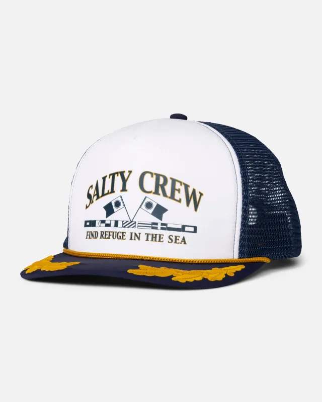Yacht Club Trucker - Midnight Navy made by Salty Crew