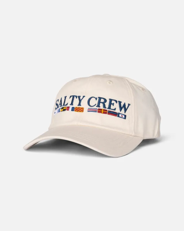 Flag Dad Hat - Off White made by Salty Crew