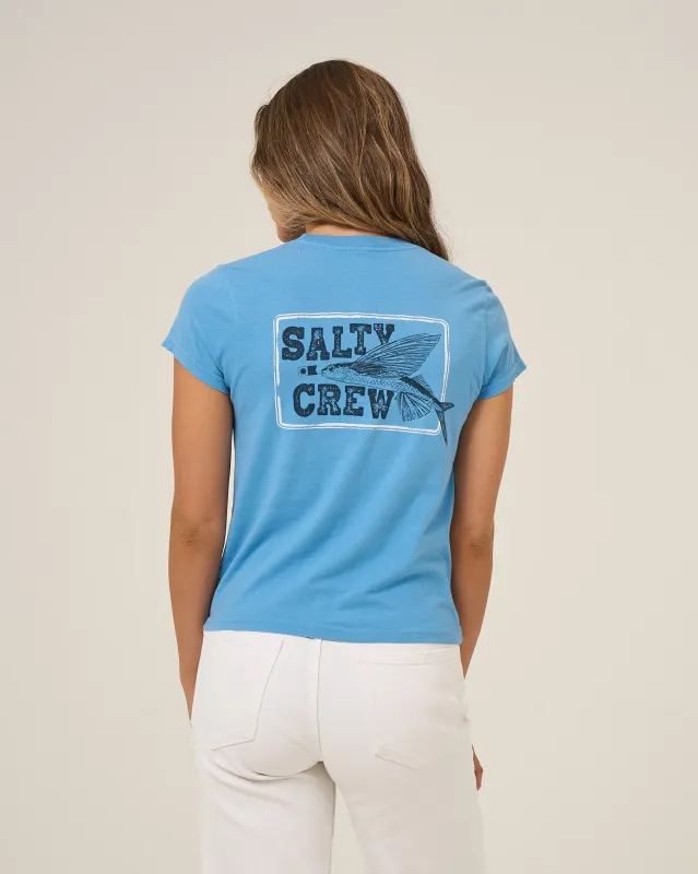 Flyer Modern Tee - Ash Blue made by Salty Crew