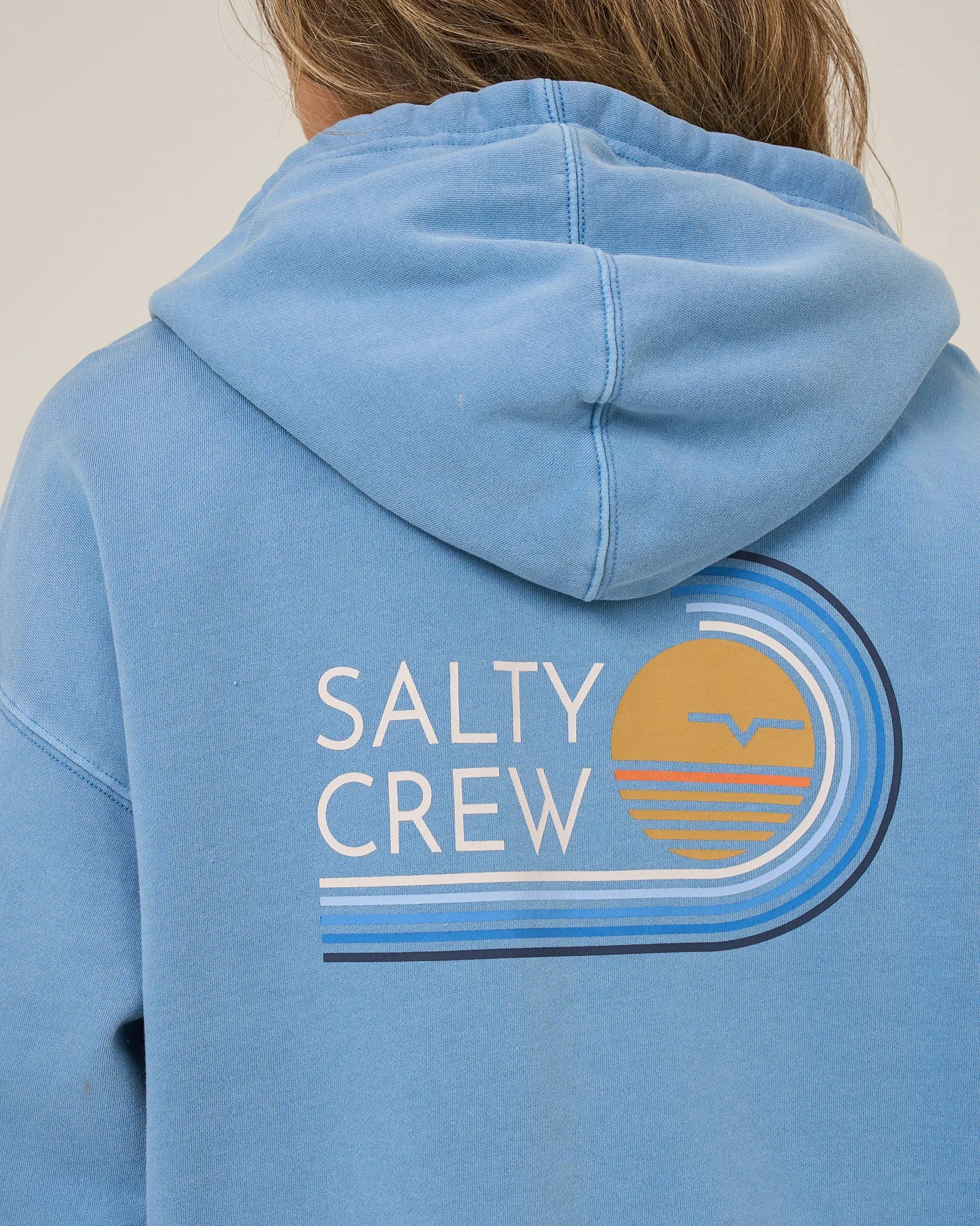 Ombre Wave Hooded Zip - Ash Blue sold by Salty Crew product image thumbnail 4