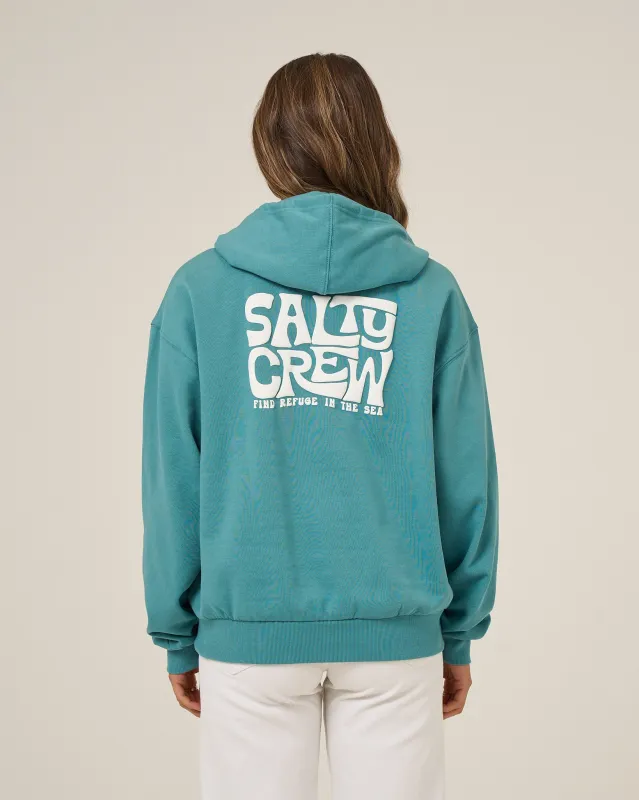 Freestyle Hoodie - Teal made by Salty Crew