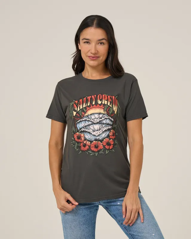 SC Tour Boyfriend Tee - Charcoal made by Salty Crew