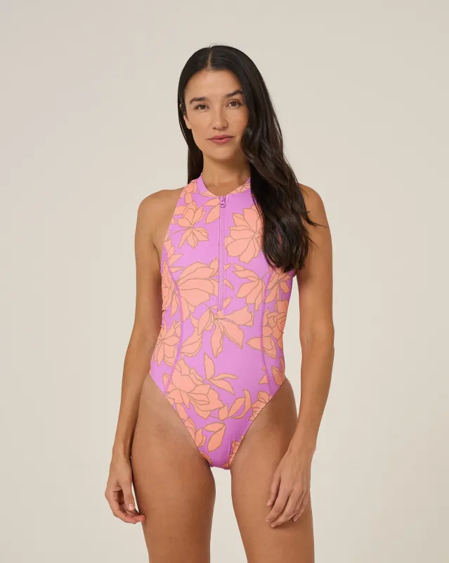 Rose Parade Surf Suit - Violet made by Salty Crew