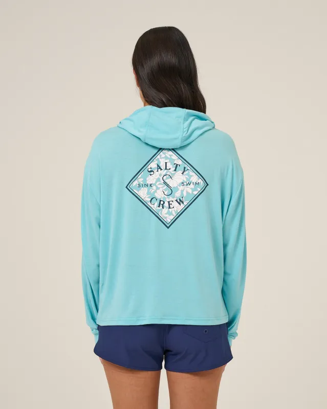 Tippet Fill Tech Hoody - Aquamarine made by Salty Crew