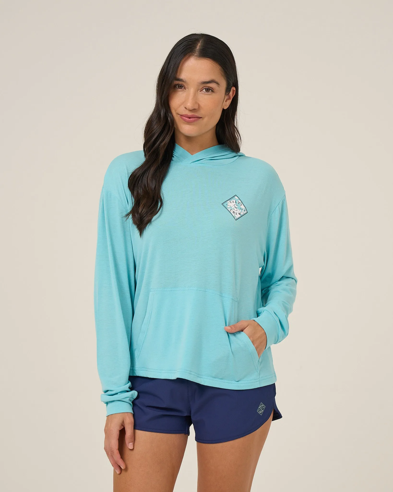 Tippet Fill Tech Hoody - Aquamarine sold by Salty Crew product image thumbnail 2