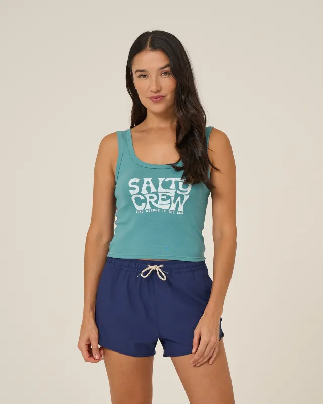 Freestyle Tank - Teal made by Salty Crew