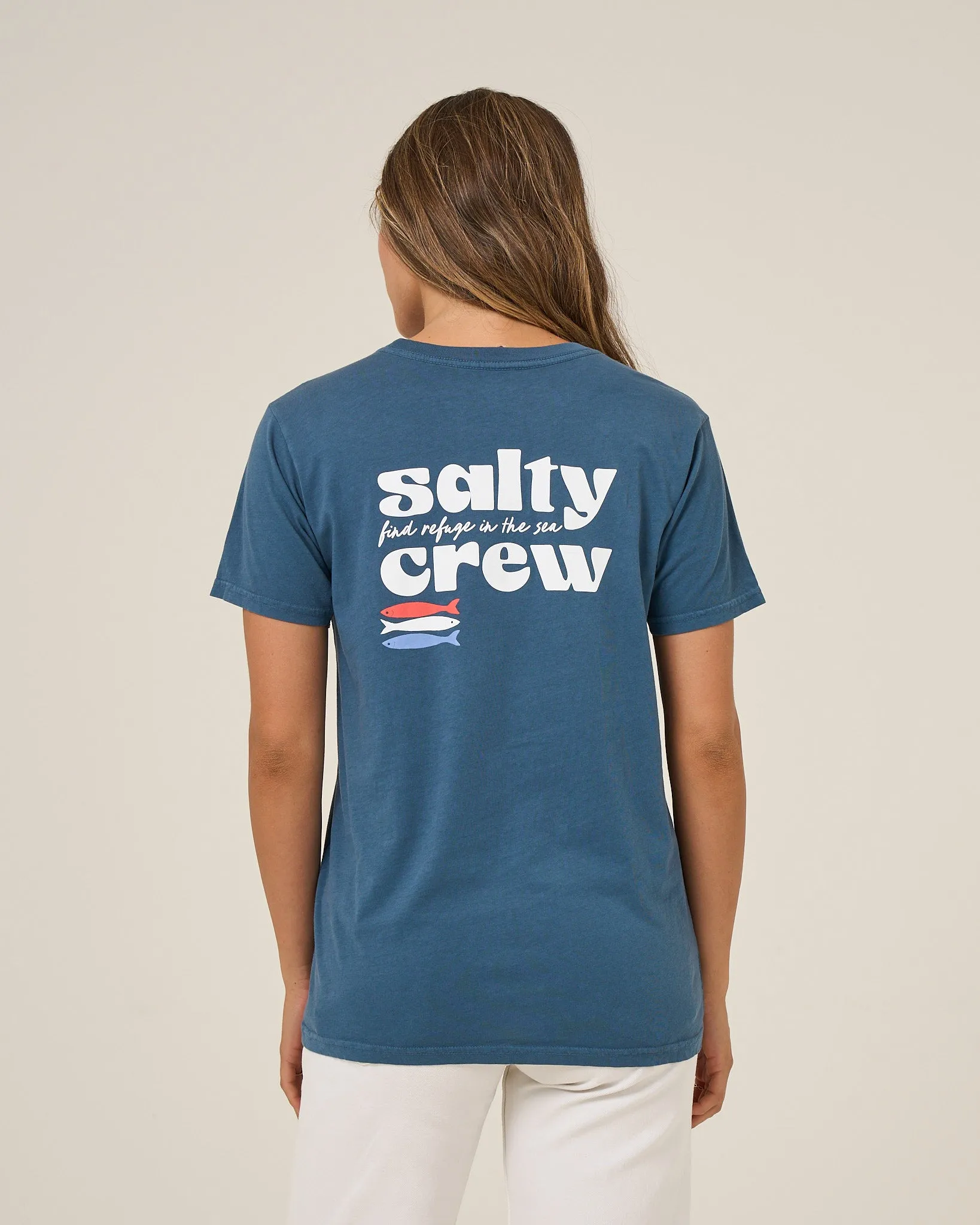 American Catch Boyfriend Tee - Midnight Navy sold by Salty Crew