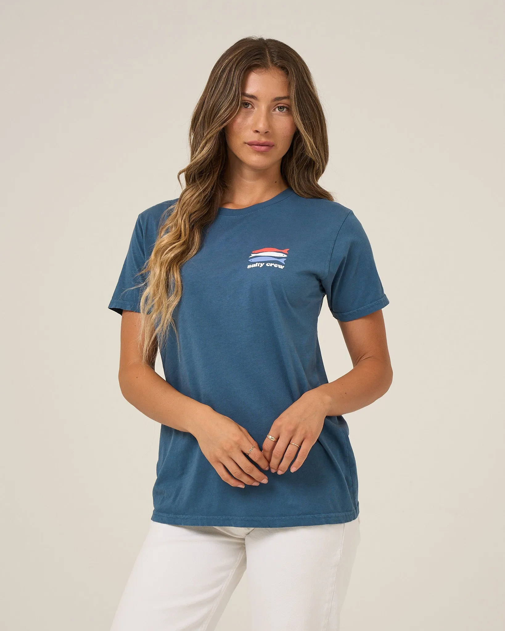 American Catch Boyfriend Tee - Midnight Navy sold by Salty Crew product image thumbnail 2