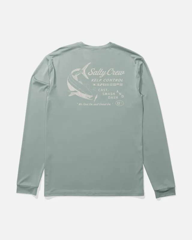 Kelp Control Long Sleeve Sunshirt - Jade made by Salty Crew