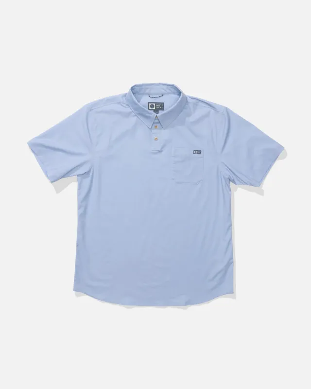 Drifter UV Polo - Air Blue made by Salty Crew