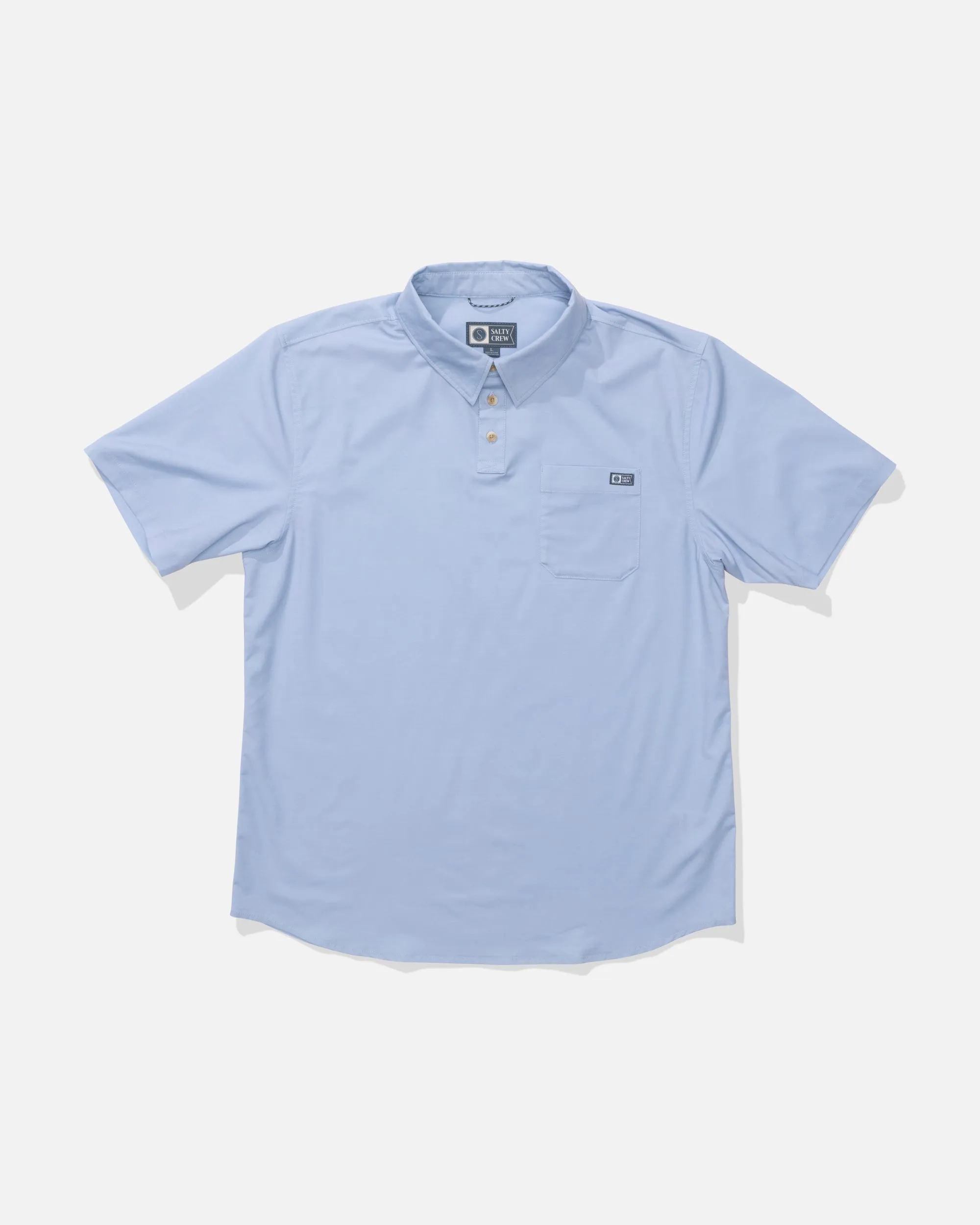 Drifter UV Polo - Air Blue sold by Salty Crew