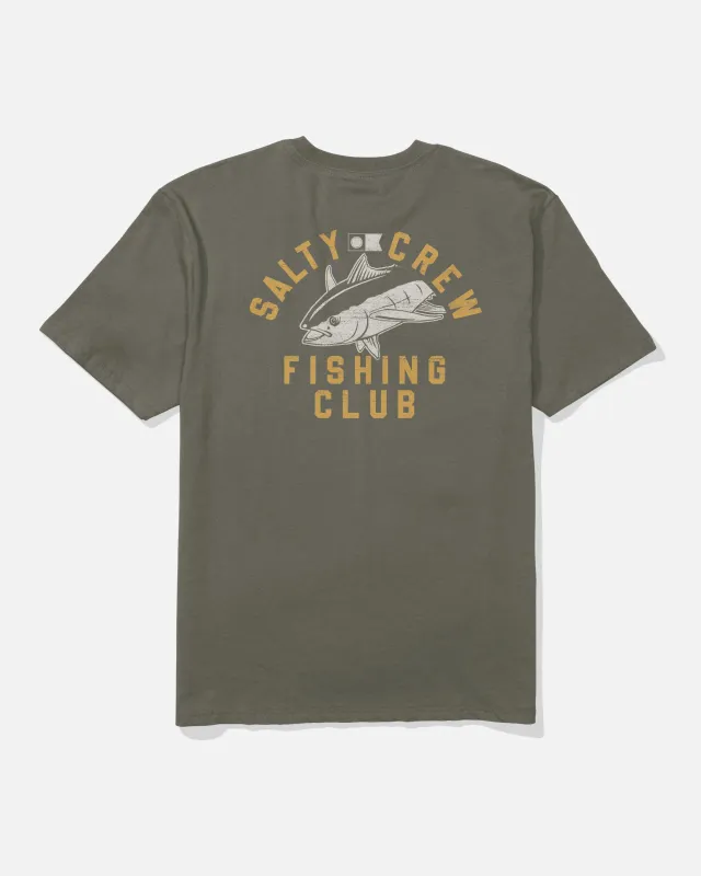 Fish Club Classic Tee - Dusty Olive made by Salty Crew