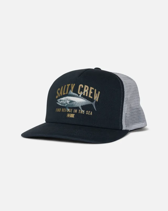Good Times Foamie Trucker - Navy Grey made by Salty Crew