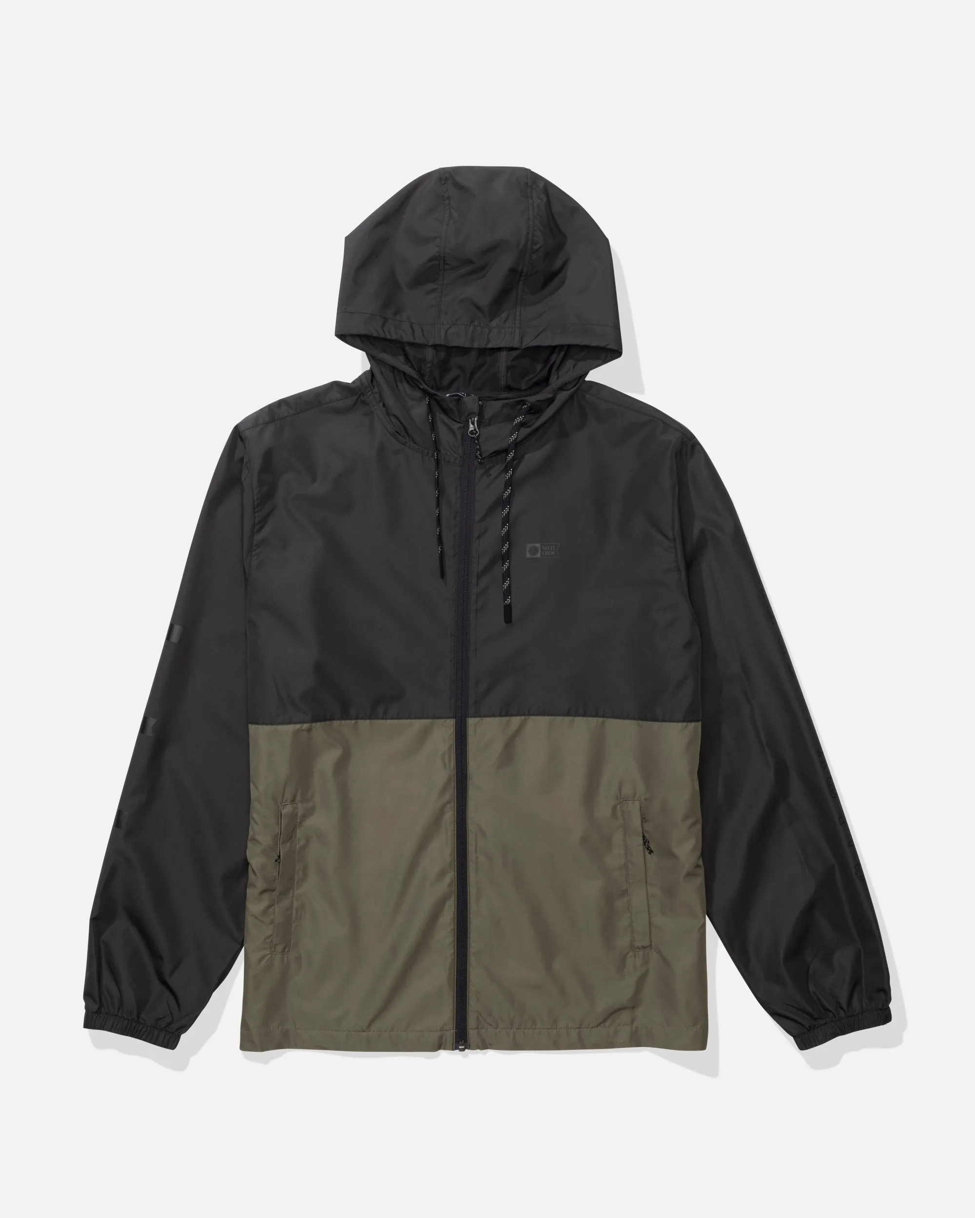 Surface Windbreaker Jacket - Dusty Olive sold by Salty Crew