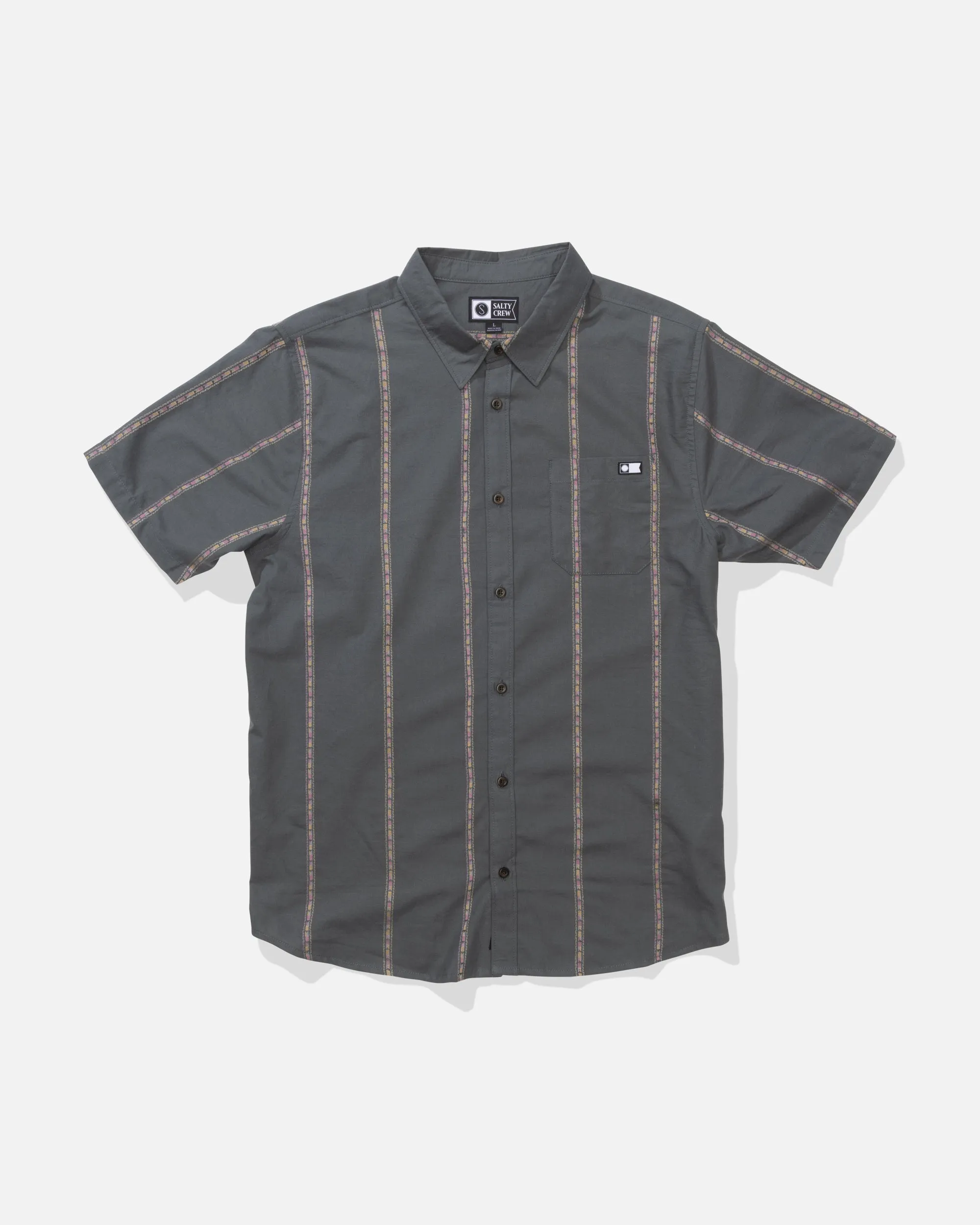 Parker Button Up - Monument sold by Salty Crew