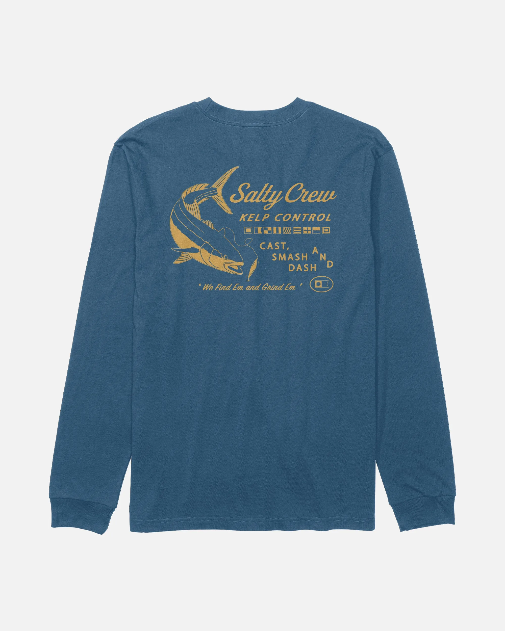 Kelp Control Long Sleeve Tee - Cast Blue sold by Salty Crew
