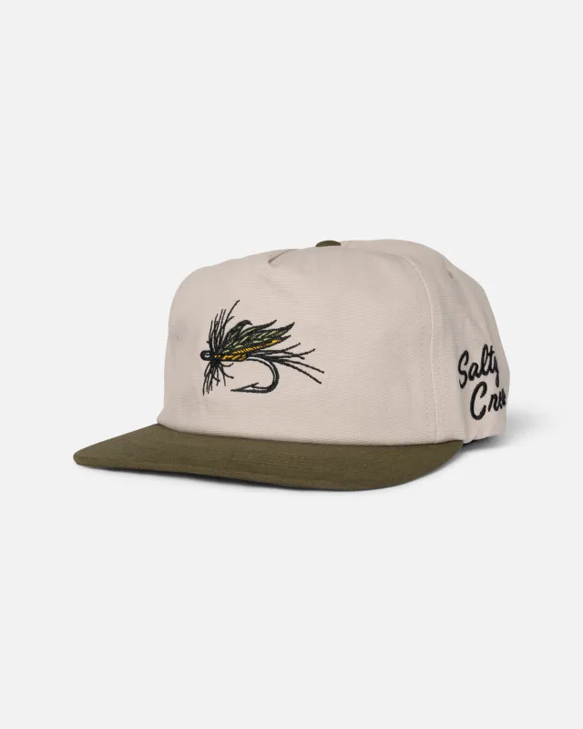 Coastal Snapback - Birch Olive made by Salty Crew